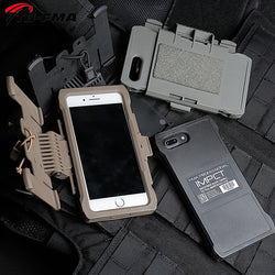 TB-FMA Best FMA IPHONE 7/8 Plus Mobile Pouch Black / DE / FG for Molle Vest System Chest-Mounted Mobile Phone Case Free Shipping - Canada Outdoors