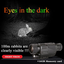 TUOBING 5 x 40 Infrared Night Vision Telescope Wholesale Manufacturer Monocular Powerful HD Digital Vision  16 GB Memorry card - Canada Outdoors