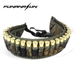 Tactical 600D 28 Round Shotgun Shell Bandolier Belt Holder Outdoor Airsoft Hunting Waist Cartridge Ammo Pouch with Zipper Pocket - Canada Outdoors
