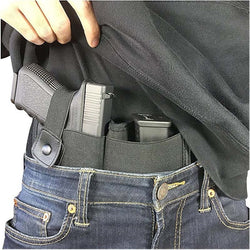 Tactical Concealed Pistol Holster Right-hand Belly Band Gun Carry Case Invisible Elastic Waist Bag Girdle Belt - Canada Outdoors