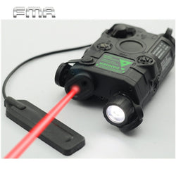 Tactical FMA Tactical Military Airsoft AN/PEQ-15 Battery Box Laser Red Dot Laser with White LED Flashlight and IR Lens Orangial - Canada Outdoors