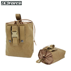 Tactical Folding Dump Drop Pouch MOLLE Protable Ammo Pouch Magazine Reloader Military Hunting Bags for Backpack Belt 600D Nylon - Canada Outdoors