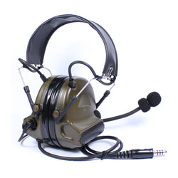 Tactical Headset Chip Denoising Adapterization Headset III Airsoft Hunting Comtac Headphone Noise Canceling Military Earphone - Canada Outdoors