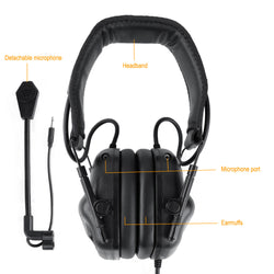 Tactical Headset Hunting Airsoft Headphone Military Shooting Headset Ear Protection Earphones 3 colors - Canada Outdoors