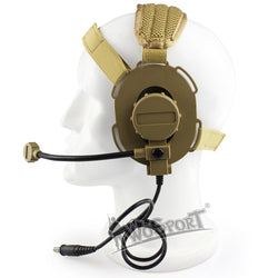 Tactical Headset III Z Tactical Bowman Elite II Mic Radio Boom Use with PTT for Walkie Talkie Helmet Communication - Canada Outdoors