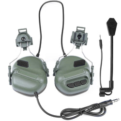 Tactical Headset Military Helmet Headphone with Helmet Rail Adapter Peltor set for Fast Helmet Outdoor Shooting Comtac Headset - Canada Outdoors