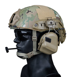 Tactical Helmet Headset with Fast Helmet Rail Adapter Peltor Comtac Headset Outdoor Shooting Military Headphone - Canada Outdoors