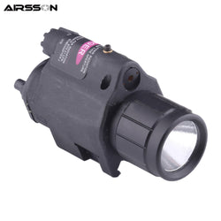 Tactical Led Flashlight 3 Mode Red Dot Laser +LED Distance Meter Hunting Weapon light Led with Remote Switch Military for Pistol - Canada Outdoors