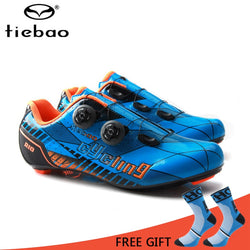 Tiebao Road Carbon Fiber Cycling Shoes Professional Ultralight Self-Locking Bike Shoes Bicycle Racing Athletic Shoes Zapatillas - Canada Outdoors