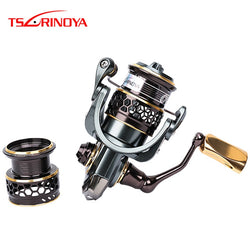 Tsurinoya Jaguar 1000 2000 3000 Spinning Fishing Reel + Spare Spool Lure Wheel Moulinet Peche Para Pesca Saltwater Fishing Reel - Canada Outdoors