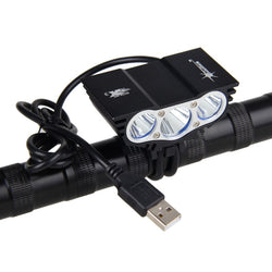 USB Cycling LED Lights 10000LM LED Bike Headlamps 3XT6  XM-L LED Bike Light with 6400mAh Battery Pack+Charger - Canada Outdoors