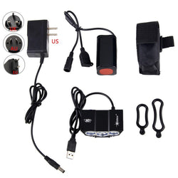 USB Cycling LED Lights 10000LM LED Bike Headlamps 3XT6  XM-L LED Bike Light with 6400mAh Battery Pack+Charger - Canada Outdoors
