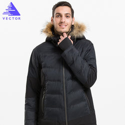 VECTOR Ski Jackets Men Women Warm Winter Jackets Thermal Snowboarding Jacket Hooded Coat Skiing Clothing with Fur HXF70004 - Canada Outdoors