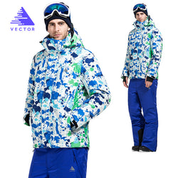 VECTOR Winter Ski Suit Se Men Windproof Waterproof Ski Jacket and Pants Warm Winter Outdoor Snow Snowboard Set Brand HXF70012 - Canada Outdoors