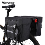 WEST BIKING 25L Bicycle Bags Cycling Rear Double Side Travel Bag Tail Seat Pannier Bicycle Luggage Carrier Bike Rack Trunk Bag - Canada Outdoors