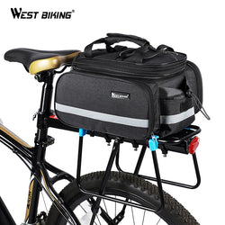 WEST BIKING Bicycle Bags Large Capacity Waterproof Cycling Bag Mountain Bike Saddle Rack Trunk Bags Luggage Carrier Bike Bag - Canada Outdoors