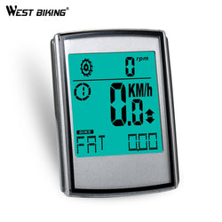 WEST BIKING Bike Computer With Cadence Heart Rate Monitor Cycling LED Bicycle Computer Wireless Odometer Speedometer - Canada Outdoors