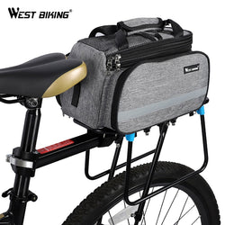 WEST BIKING Bike Waterproof Seat Pannier Pack Luggage Cycling Bag 10-25L Bicycle Pannier Bag Rear Rack Trunk Bag With Rain Cover - Canada Outdoors
