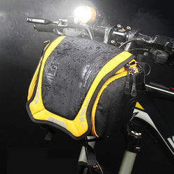 WILD MAN Bicycle Front Tube Frame Bag Handlebar Camera Bag MTB Basket Pannier Cycling Shoulder Bag with Rain Cover Waterproof - Canada Outdoors