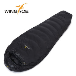 WINGACE Fill 1000G Goose down sleeping bag adult mummy ultralight hike winter tourist outdoor Equipment camping sleep bags - Canada Outdoors