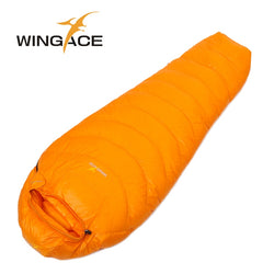 WINGACE Fill 1000G Goose down sleeping bag adult mummy ultralight hike winter tourist outdoor Equipment camping sleep bags - Canada Outdoors