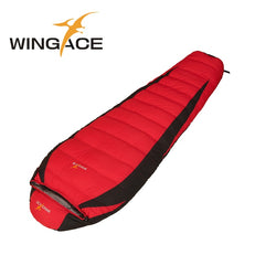 WINGACE Fill 600G 1000G Outdoor Camping Travel Hiking Sleeping Bag adult ultralight mummy nylon tourism Duck down sleeping bag - Canada Outdoors