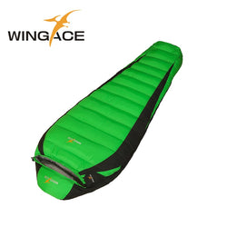 WINGACE Fill 600G 1000G Outdoor Camping Travel Hiking Sleeping Bag adult ultralight mummy nylon tourism Duck down sleeping bag - Canada Outdoors