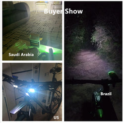 WOSAWE Super Bright Built-in Battery Bike Light Bicycle Headlights Power Bank Waterproof LED USB Rechargeable Cycling Flashlight - Canada Outdoors