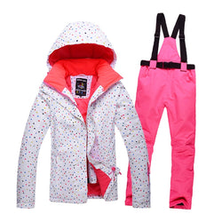 Winter Ski Suit Women Windproof Waterproof Outdoor Sports Ski Jacket And Pants Suit Sets Sports jacke Trousers Snowboard Suits - Canada Outdoors