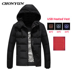 Winter Women/Men Outdoor Down Jacket USB Charging Electric Heating Warm Down Jacket Charging High Quality Heating Cotton Clothes - Canada Outdoors