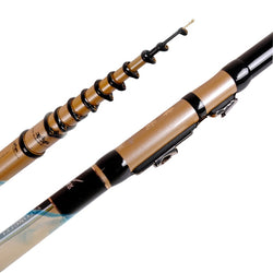 YUYU Carbon 4.5m 5.4m 6.3m 7.2m Telescopic Spinning Fishing Rod Ultra Light Front Fishing Rod 3 position fishing pole Drag 5.5kg - Canada Outdoors
