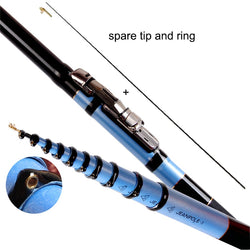 YUYU Carbon 4.5m 5.4m 6.3m 7.2m Telescopic Spinning Fishing Rod lure weight 3-50g Front-end Fishing Rod 3 position Drag 5.5kg - Canada Outdoors