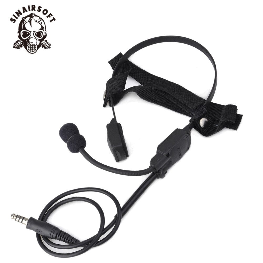 Z 136 Military Headset Atlantic Signal MH180-V Tactical Sniper Earphon ...