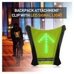 bike light Turnning Signal Bicycle bike Indicator Outdoor Hiking Camping Light Reflective Vest Bicycle Safety LED Backpack - Canada Outdoors