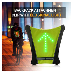 bike light Turnning Signal Bicycle bike Indicator Outdoor Hiking Camping Light Reflective Vest Bicycle Safety LED Backpack - Canada Outdoors
