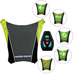 bike light Turnning Signal Bicycle bike Indicator Outdoor Hiking Camping Light Reflective Vest Bicycle Safety LED Backpack - Canada Outdoors