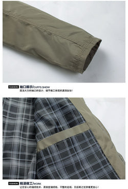 by dhl 50pcs new Thin Men Jacket Coat Wear 5XL Korean Comfort Autumn Overcoat Necessary Spring outdoor Coat - Canada Outdoors