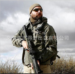 by dhl or ems 50pcs New Military Tactical Jacket Men Outdoor Winter Thermal Breathable Waterproof Windproof Soft Shell - Canada Outdoors