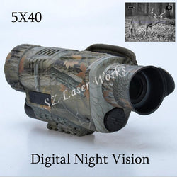 camouflage digital monocular infrared night vision goggles 5X40 night vision scope Takes Photos Video with TFT LCD for hunting - Canada Outdoors