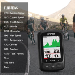 iGPSPORT GPS Cycling Computer IGS618 ANT+ Function with Road Map Navigation Cycling Bicycle GPS Computer Odometer with Mount - Canada Outdoors