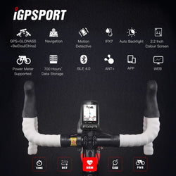 igs618 ANT+Bluetooth cycling power meter iGS618 iGPSPORT gps Bike computer  navigation Speedometer IPX7 3000 hours data storage - Canada Outdoors