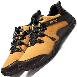outdoor sport men hiking shoes genuine leather breathable non slip trekking hiking shoes men sneakers zapatillas de trekking men - Canada Outdoors